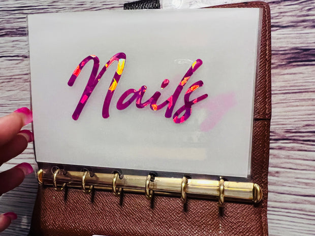 Custom Vellum Cash Envelope with savings challenge