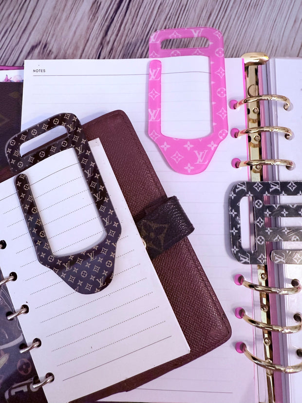 Acrylic top tab bookmark