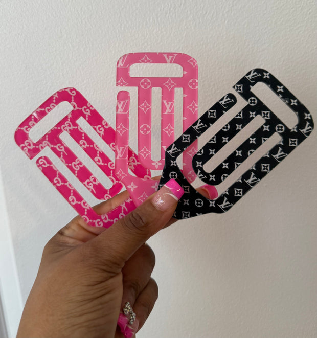 Acrylic top tab bookmark