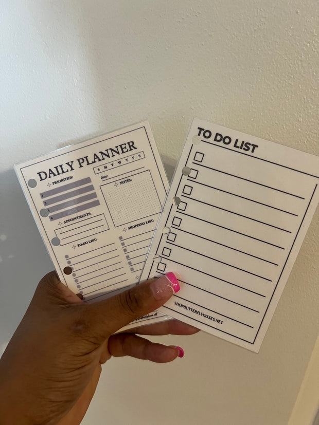 Custom Planner insert sheets/Pocket/A5/Personal/Happy Planner/Franklin Covey Compact