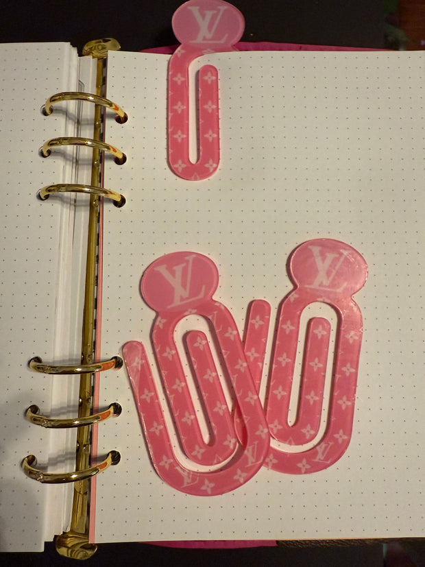 Acrylic top tab bookmark