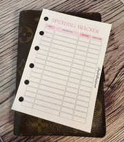 Spending Tracker sheets