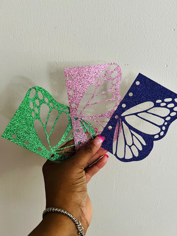 Glitter butterfly dashboard Pocket, Personal, A5, HP Mini, Half letter