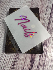 Custom Vellum Cash Envelope with savings challenge