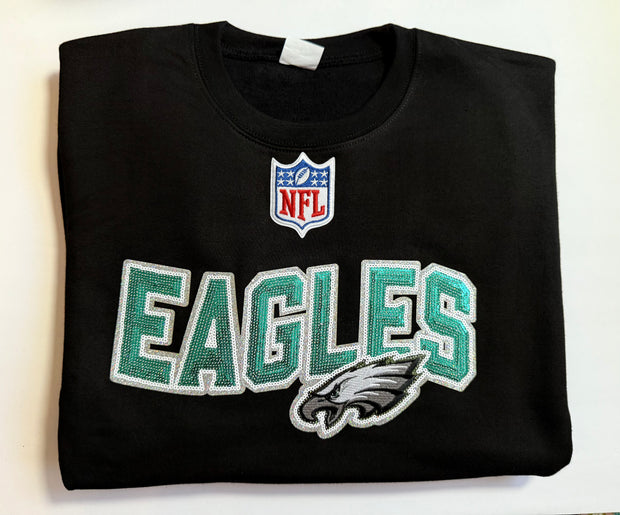 Women’s Eagles Sparkle Sweater