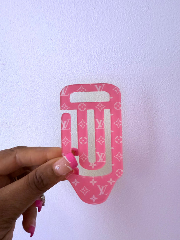 Acrylic top tab bookmark