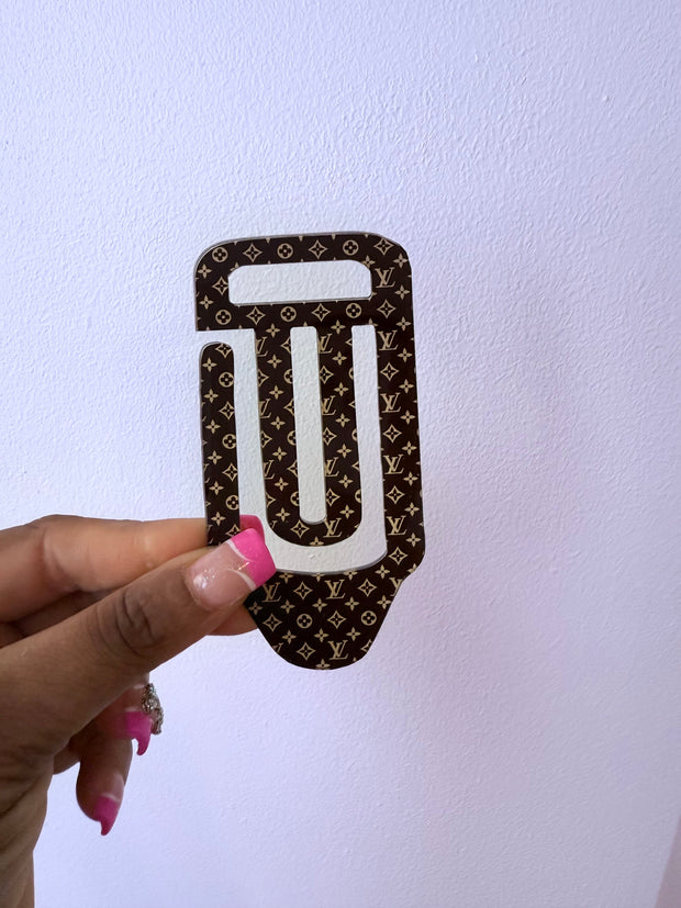 Acrylic top tab bookmark