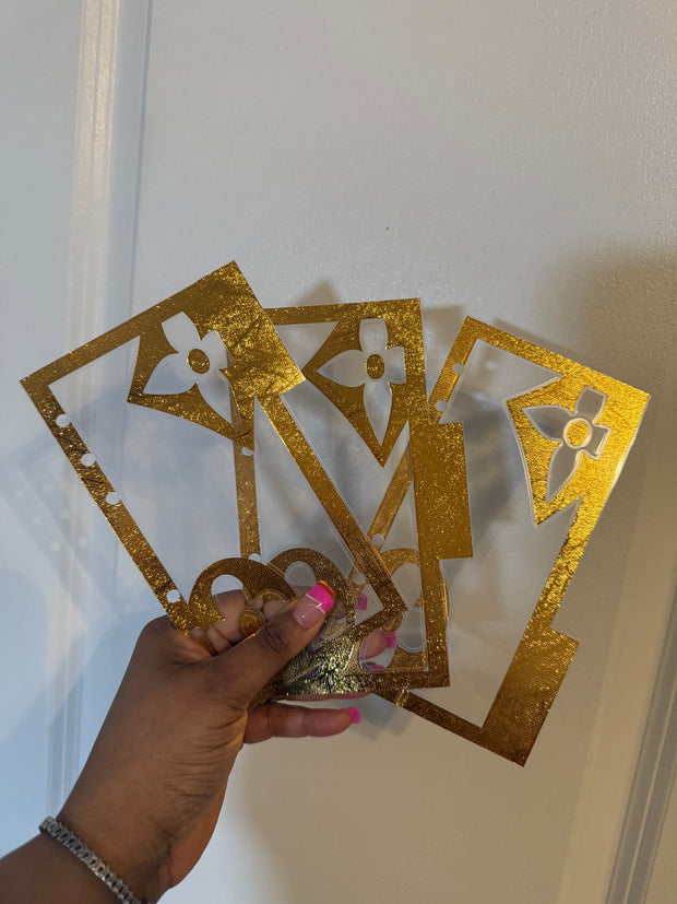 Custom Planner Top Tab Dividers/Side Tab dividers 10mil