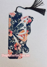 Laminated Butterfly Bookmark w/Tassel