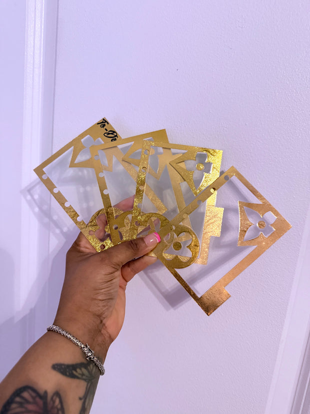 Custom Planner Top Tab Dividers/Side Tab dividers 10mil