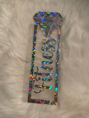 Diamond Personalized Planner Bookmark