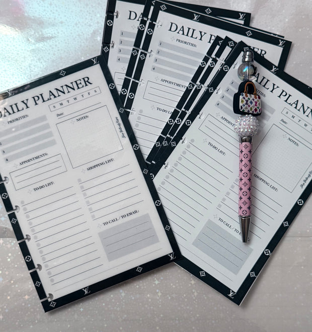 Custom Planner insert sheets/Pocket/A5/Personal/Happy Planner/Franklin Covey Compact