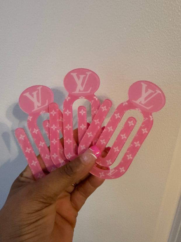 Acrylic top tab bookmark