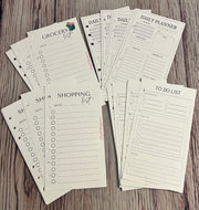Custom Planner insert sheets/Pocket/A5/Personal/Happy Planner/Franklin Covey Compact
