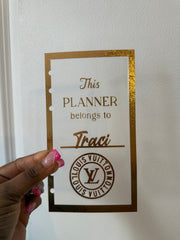 This planner belongs to dashboard