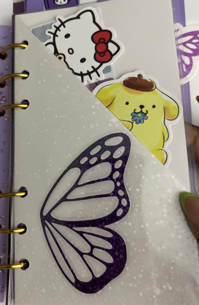 A5 butterfly folder for Suhailah in pink