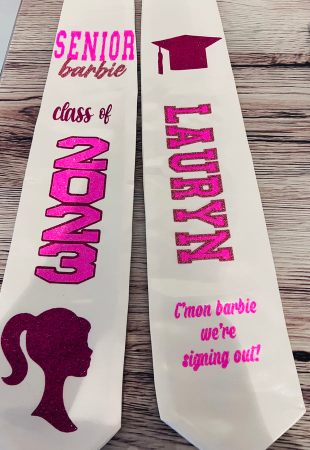 Custom Graduation Sash