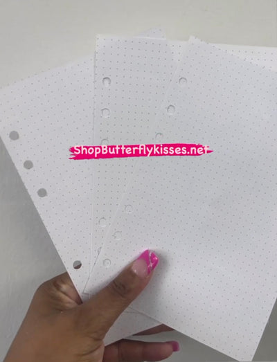 Planner Filler paper-Dots