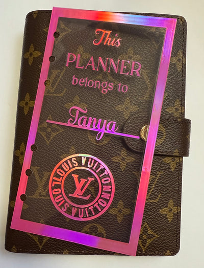 This planner belongs to dashboard