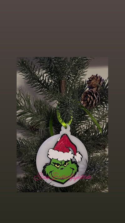 Grinch Acrylic ornament