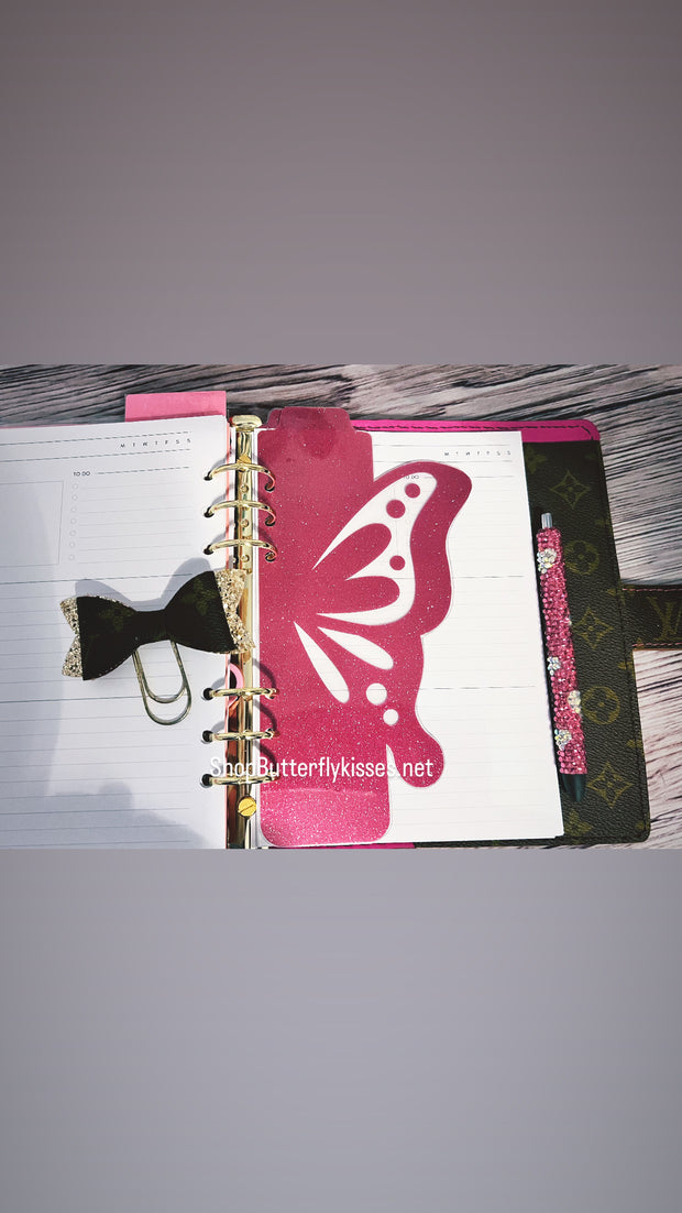 Butterfly Planner Tabbed Bookmark