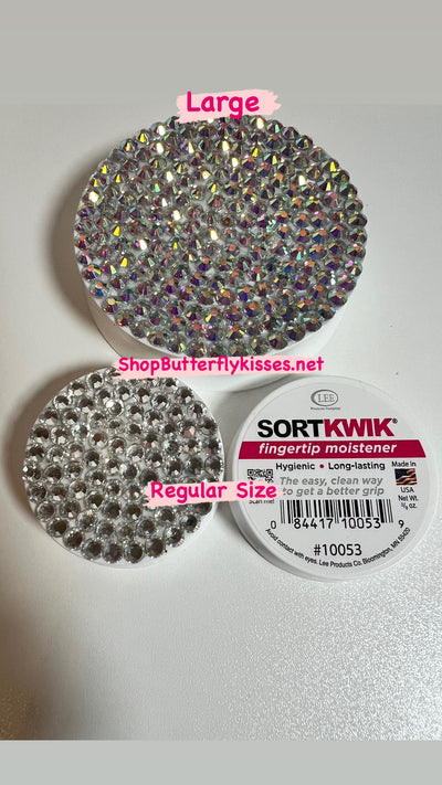 Rhinestone Fingertip Moistener for Cash Stuffing/Cash Counting