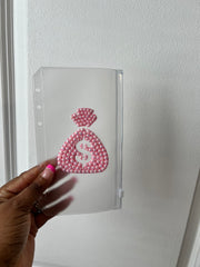 Pink Pearl Moneybag zipper pouch/cash envelope