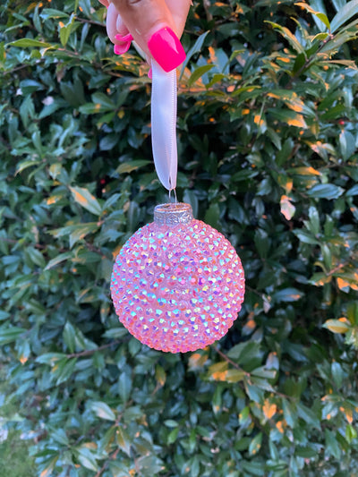 Blinged Christmas Tree Ornaments