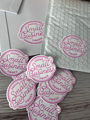 Proud Small Business Stickers
