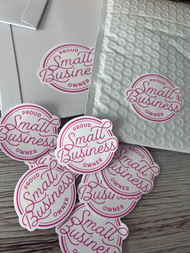 Proud Small Business Stickers