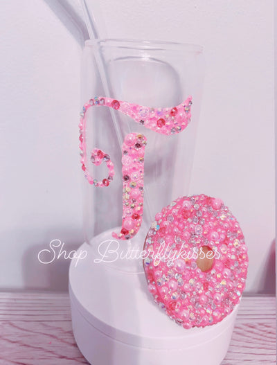 Personalized Rhinestone Tumbler