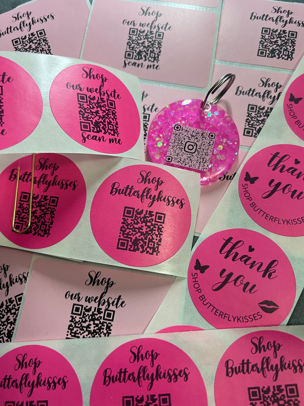 Small Business Qr Code Stickers