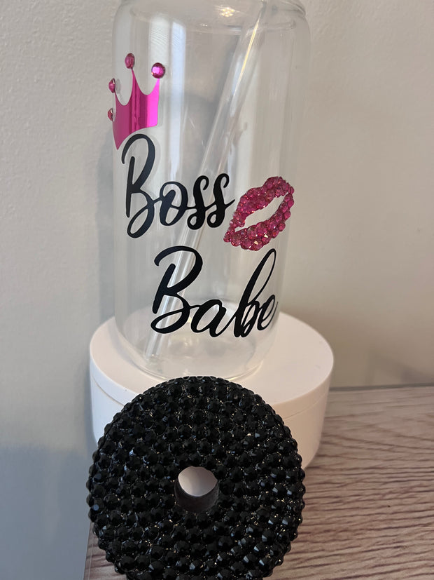 Boss Babe Glass Tumbler