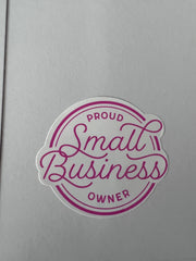 Proud Small Business Stickers