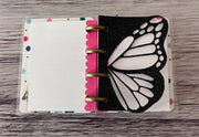 Glitter butterfly dashboard Pocket, A6, Personal