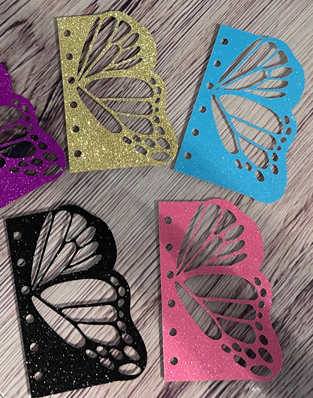 Glitter butterfly dashboard Pocket, A6, Personal