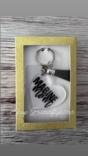 Personalized acrylic keychain